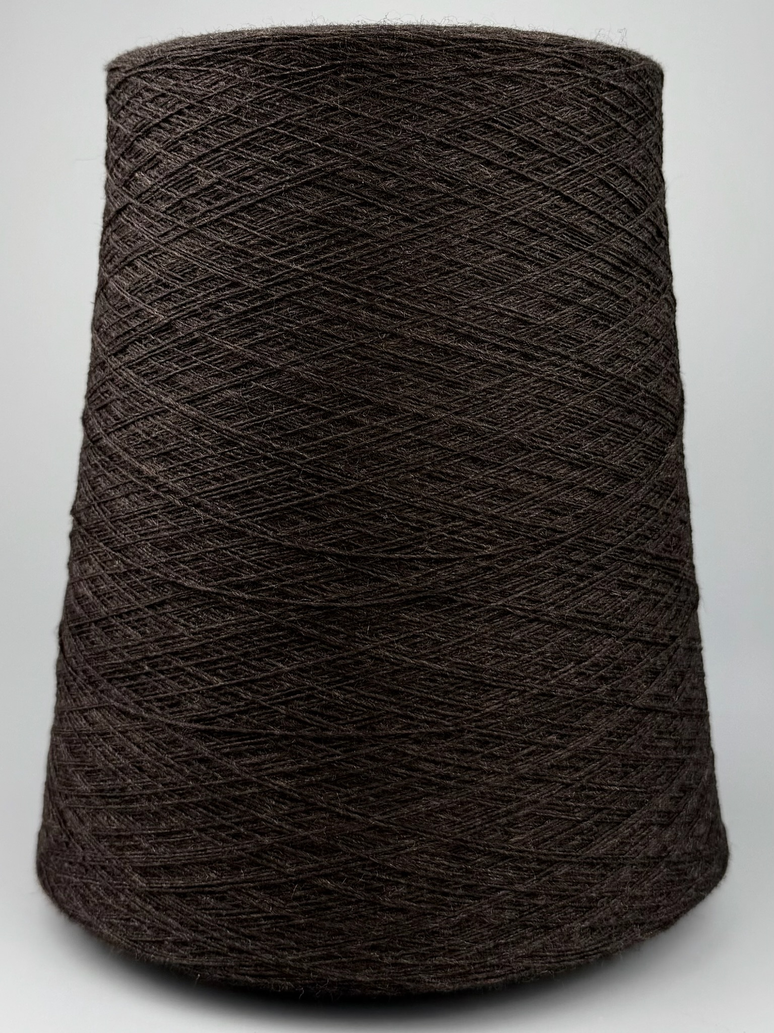 Botto Poala Art. Supergeelong Nm 1/15 – Merino Supergeelong Garn col. 780 Dunkelbraun Mélange foto 2